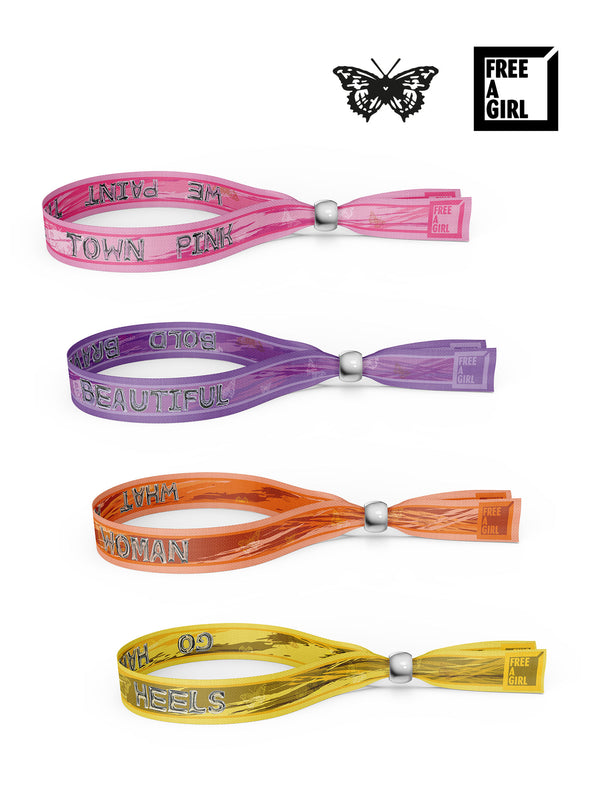 Davina X Free A Girl Wristband Bundle