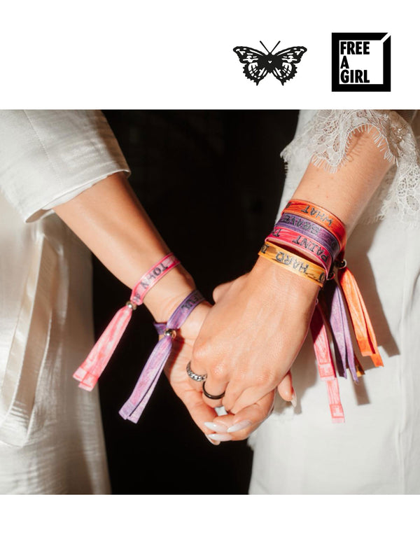 Davina X Free A Girl Surprise Wristband