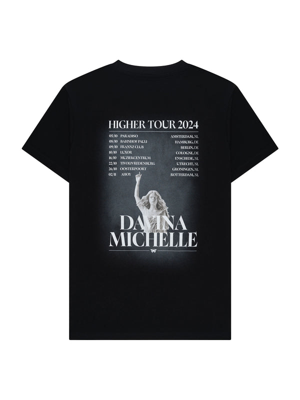 Higher tour 2024 tee black