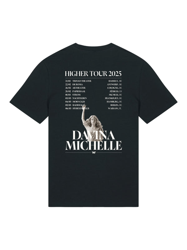 Higher tour 2025 tee black