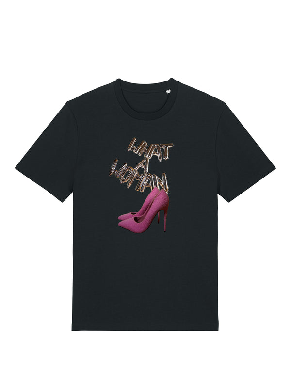 What A Woman Tee Black